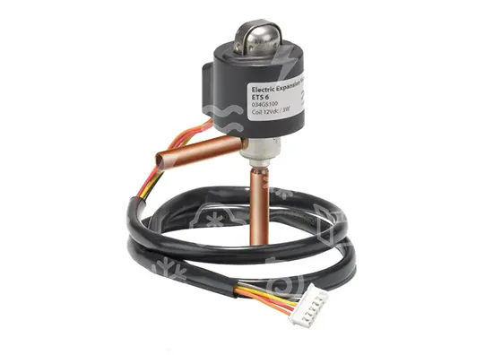ventil exp. elektronický rohový  Danfoss ETS 6- 10, 034G5005, bi-flow, pájecí 8 mm
